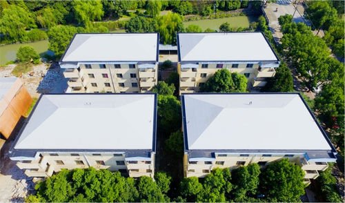 Latest company case about 20000㎡ Taizhou Cross Border E-commerce Industrial Park Chooses To Use Haobang PVC Waterproof Membrane