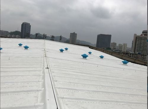 Latest company case about Haobang Waterproofing helps Guizhou Gymnasium with roof waterproofing using TPO waterproof membrane for 20,000 ㎡
