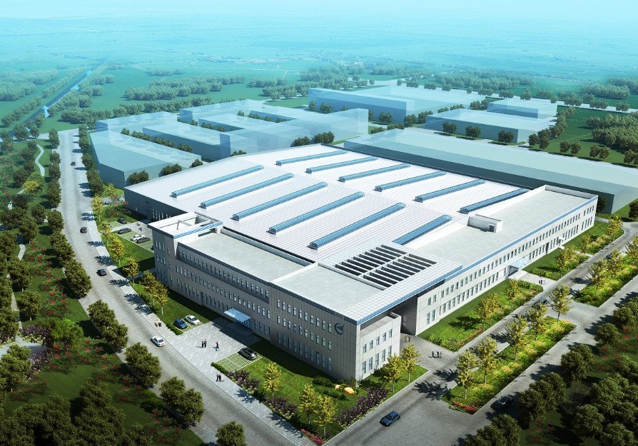 Latest company case about Haobang TPO Waterproof Membrane Is Used For The Roof Project Of The 13000 ㎡ AVIC Industrial Park Factory Building