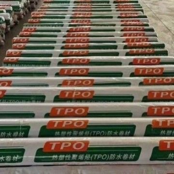 Good price 1.2mm Or 1.5mm Or 2.0mm Thick TPO Waterproof Membrane For Planted Roofs Chemical Resistance online
