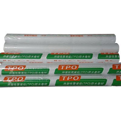 Good price High Peel Strength  TPO Waterproof Membrane With Strong Tensile Properties Single Ply Tpo Roof online