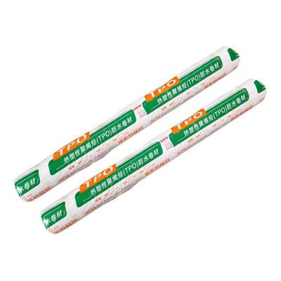 China High Polymer TPO Waterproof Membrane Sheet Weldable  With High UV Resistance Reinforce