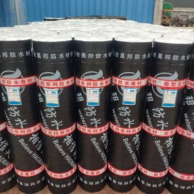 China Waterproof Sbs Modified Membrane Roll 4mm Thick With A Large Elongation Rate For Basement Roof