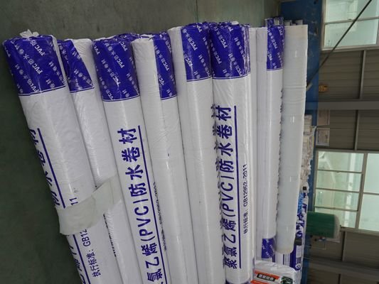 China PVC Single Ply Waterproof Membrane Sheet Fleece Backed Top-notch Solution for Flat Roofing Needs