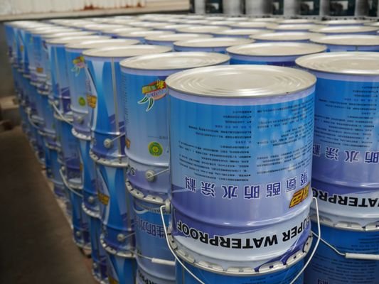China High Strength Polyurethane Waterproof Coating Yellowing Resistance ≥4 High Elongation At Break