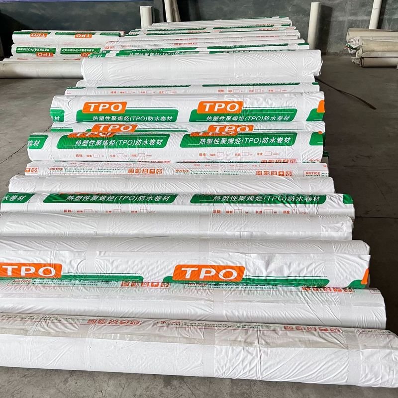 Repackable Thermoplastic Polyolefin Tpo Roofing For Exposed Single Layer Light Steel Roof