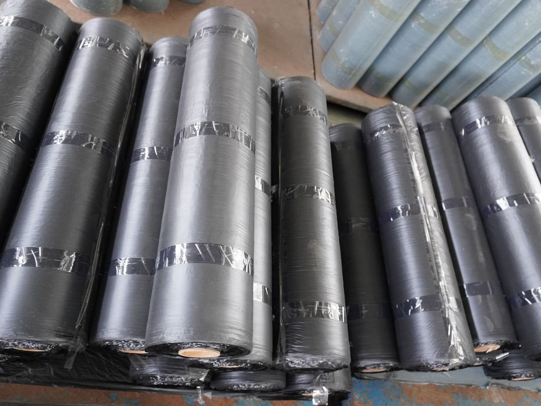 Self-Bonding Asphalt Waterproof Membrane for Basement Subway Tunnel with Fire Hazard Elimination and Seamless Overlapping
