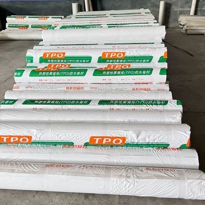quality Repackable Thermoplastic Polyolefin Tpo Roofing For Exposed Single Layer Light Steel Roof factory
