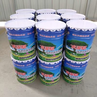 quality Grey Crystalline Waterproofing Coating   White Cement Powder for Deep Protection factory