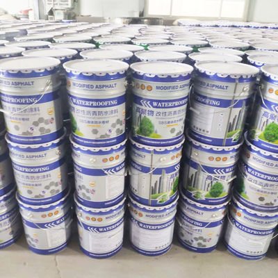Emulsified Asphalt Water Based Polymers Fluid Applied Roofing Membrane 2 Mm Crack Bridging Ability