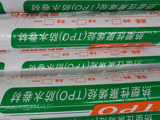 quality 1.5mm TPO Roofing Sheets High Ductility Plasticity factory