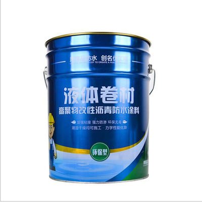 Strong Adhesion Liquid Applied Waterproofing Membrane Polymer High Elasticity High Elongation
