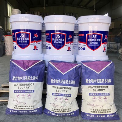 Polymer Modified Cement Wterproofing Toilet And Kitchen High Elasticity Flexible Composite Leak Repair