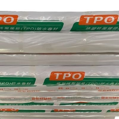 Thermoplastic Polyolefin TPO Waterproof Membrane Green And Environmentally Friendly