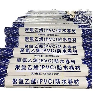 Pvc Single Ply Membrane Waterproof Sheet Fleece Backed For Plat Roof Pvc Sheet Membrane