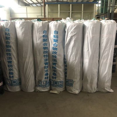 Roofing Underlay High Polymer Self Adhesive Waterproof Membrane 1.5mm White / Gray