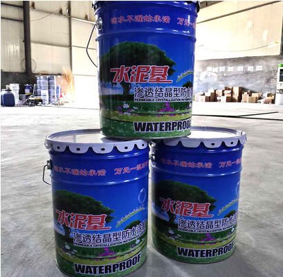 Cement-Based Crystalline Waterproofing Coating with Deep Penetration