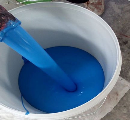 Type I 25kg/Barrel Iron Red Polyurethane Waterproofing Coating 1mm 1.8kg/㎡ Strong Anti Deformation Ability