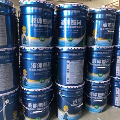 Emulsified Asphalt Cold Fluid Applied Waterproofing Low Voc Content For White Surfaces