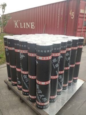 Elastic SBS Modified Bitumen 10m Roll  Roof Waterproofing Damp Proof Membrane