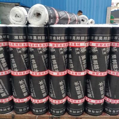 7.5/10m Length Width Elongation Rate Sbs Modified Bitumen Roofing For Construction Projects