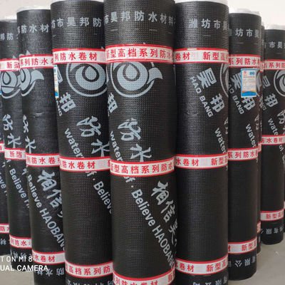 Low Temp Flexibility At - 18°C  Modified Bituminous Membrane Roofing Glass Fiber Felt Base 30 Min Retention Time
