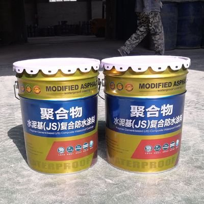 Industrial Acrylic Modified Cementitious Waterproofing JS Waterproof Coating With Strong Adhesion Chemical Resistance