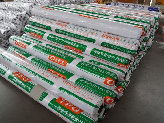 1.2mm TPO Roofing Membrane for Green Roofs with High Stability