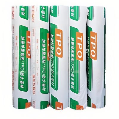 White Reflective Polymer Membrane For Steel Building Single Ply Roof