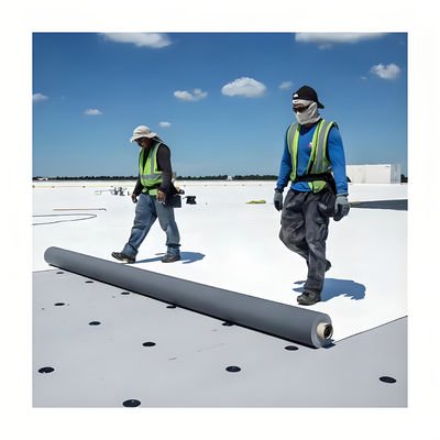 Superior Resilient TPO Membrane Waterproofing Fusible Effortless to Install for Metal Roofs