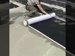 Smooth 1.2mm EPDM Waterproof Roll For Old Color Steel Roof Refurbishment